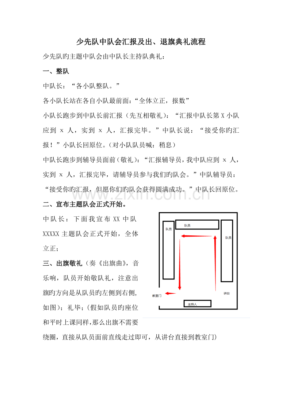 少先队主题队会仪式流程.doc_第1页