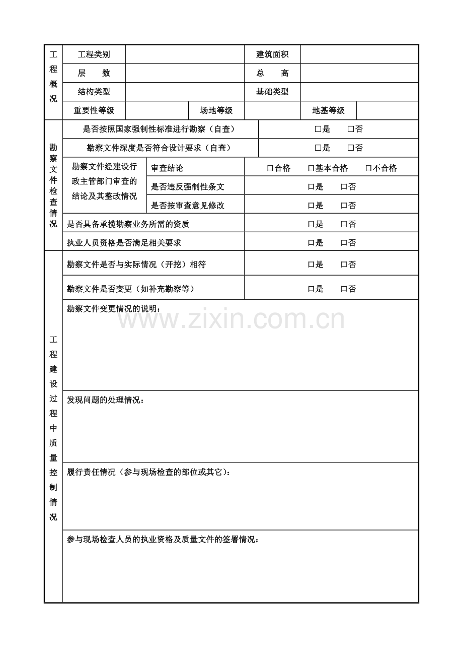 房屋建筑和市政基础设施工程勘察文件质量检查报告.doc_第3页