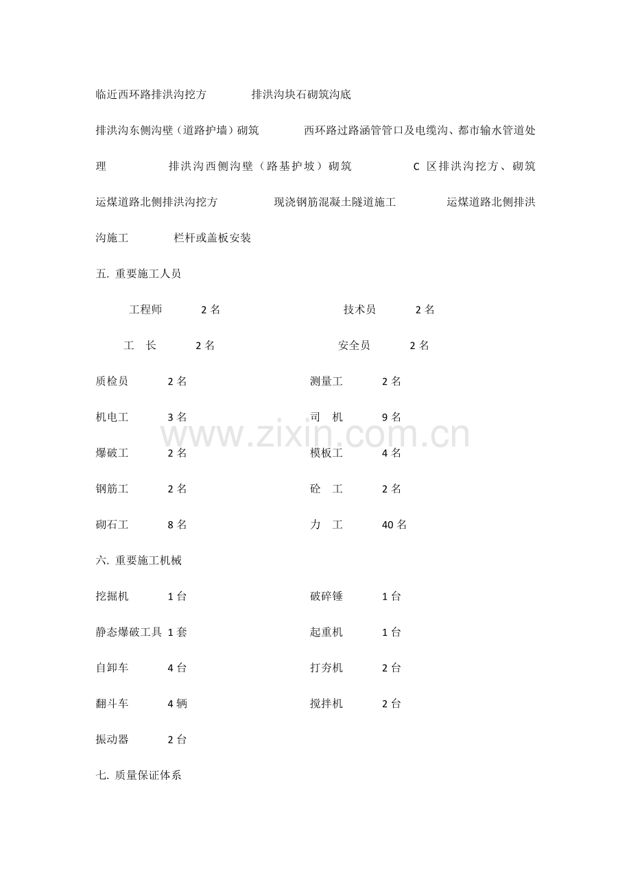 厂外排洪沟施工方案.docx_第3页