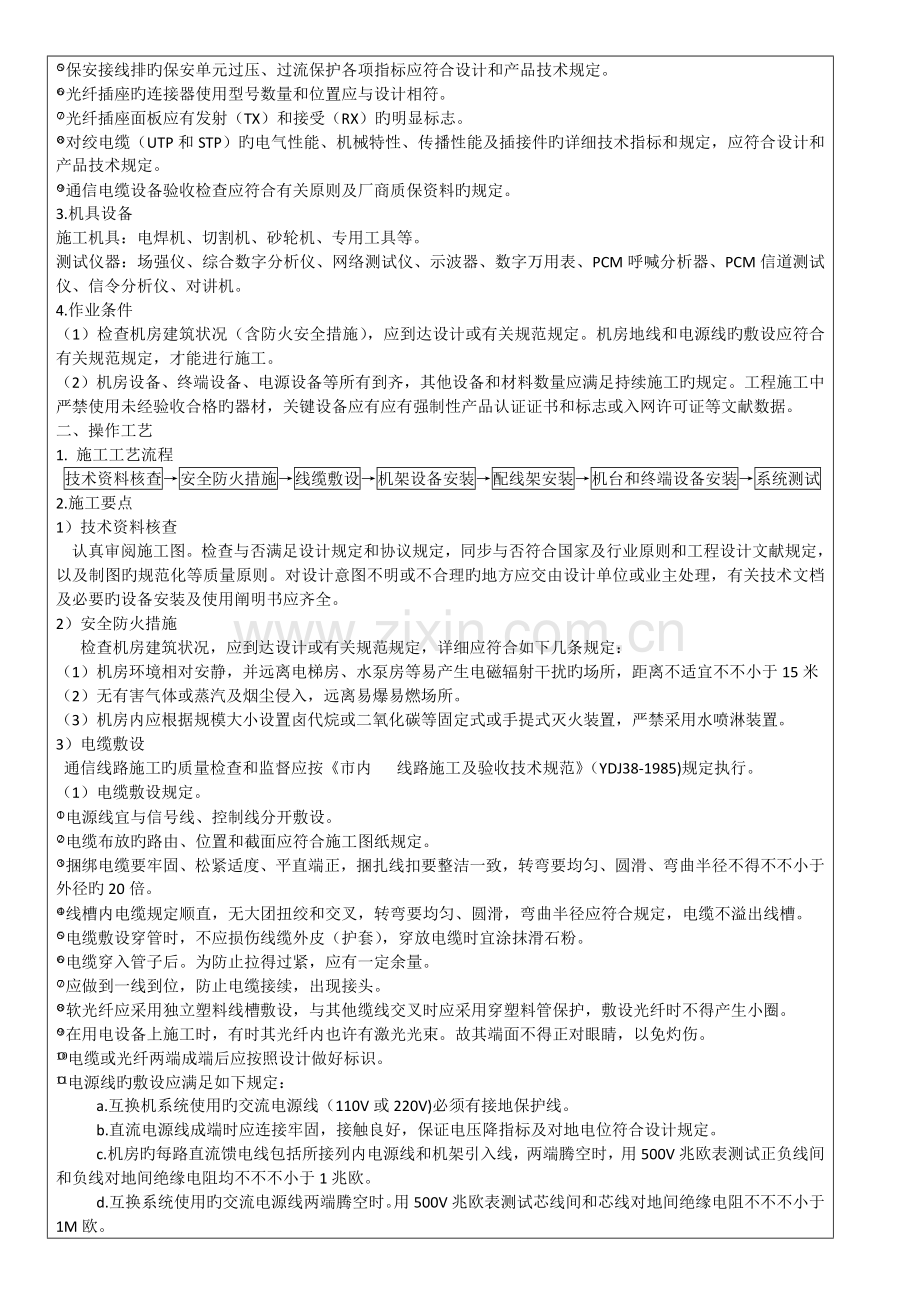 通信工程技术交底记录.docx_第2页