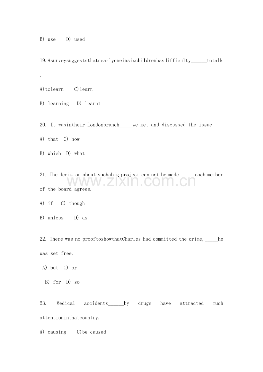 2023年高等学校英语应用能力考试级真题及答案资料.doc_第2页