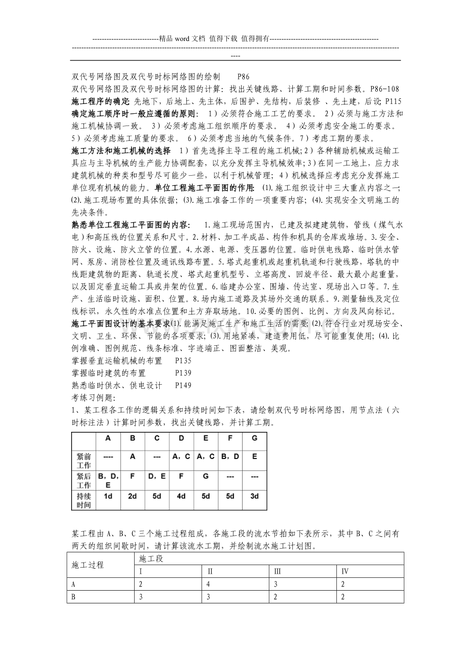 建筑施工组织复习提纲.doc_第2页