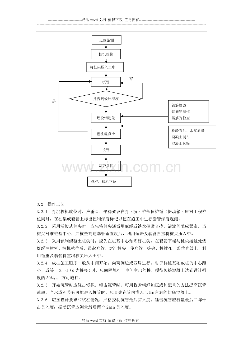 沉管灌注桩施工工艺标准.doc_第2页