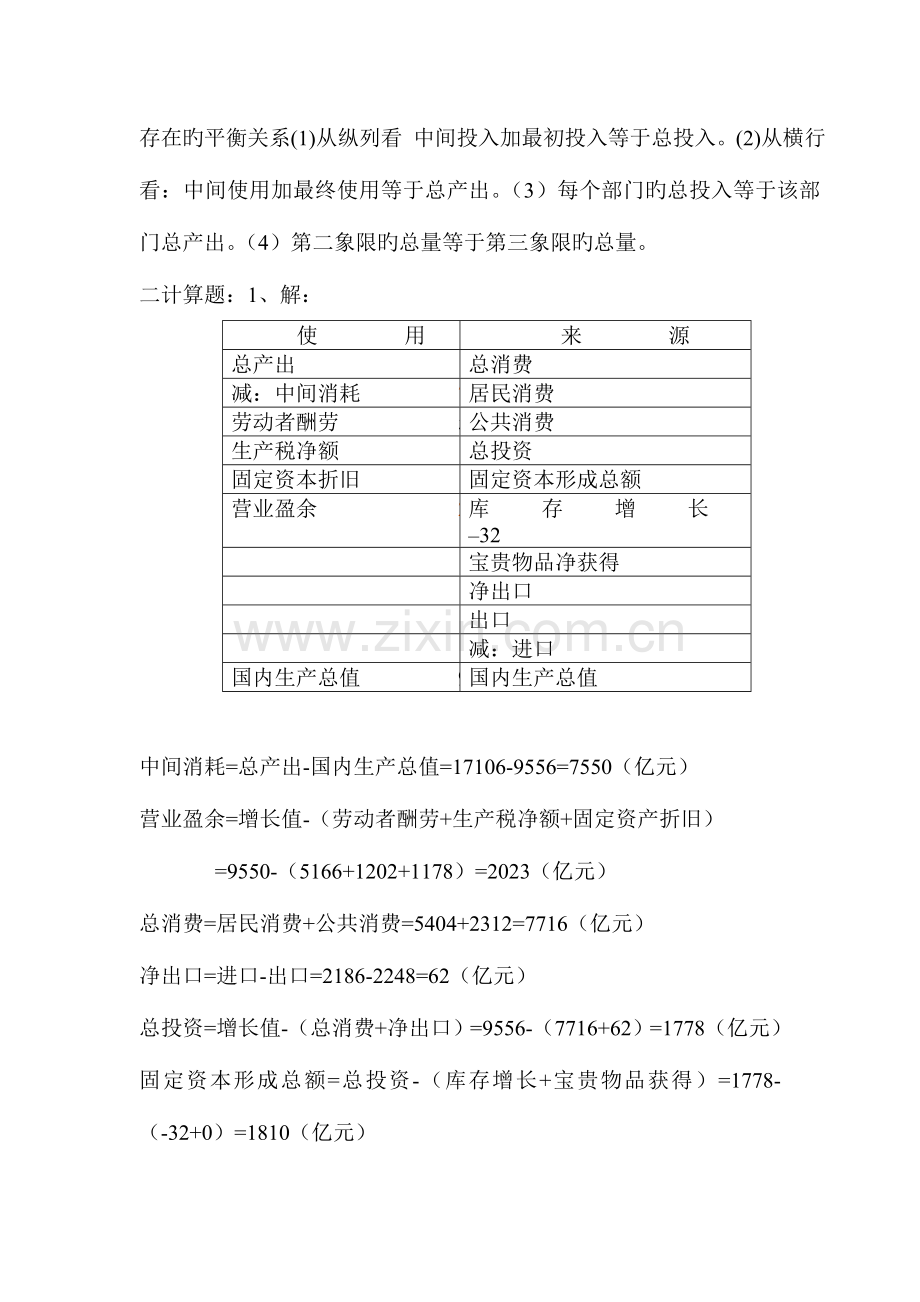 2023年桐乡电大国民经济核算形成性考核册答案.doc_第3页