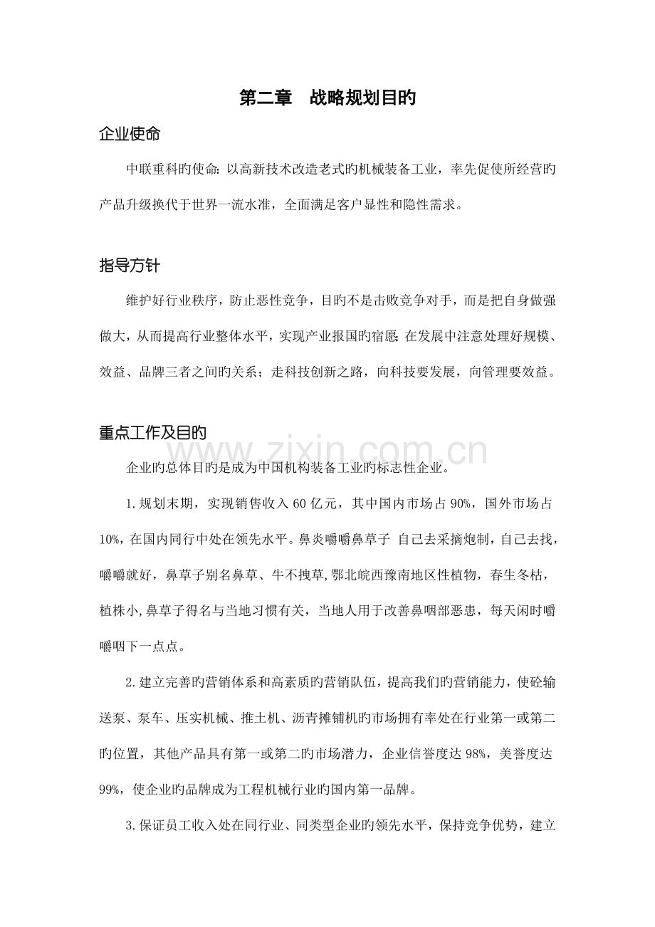 中联重工五年战略规划与经营计划.doc_第3页