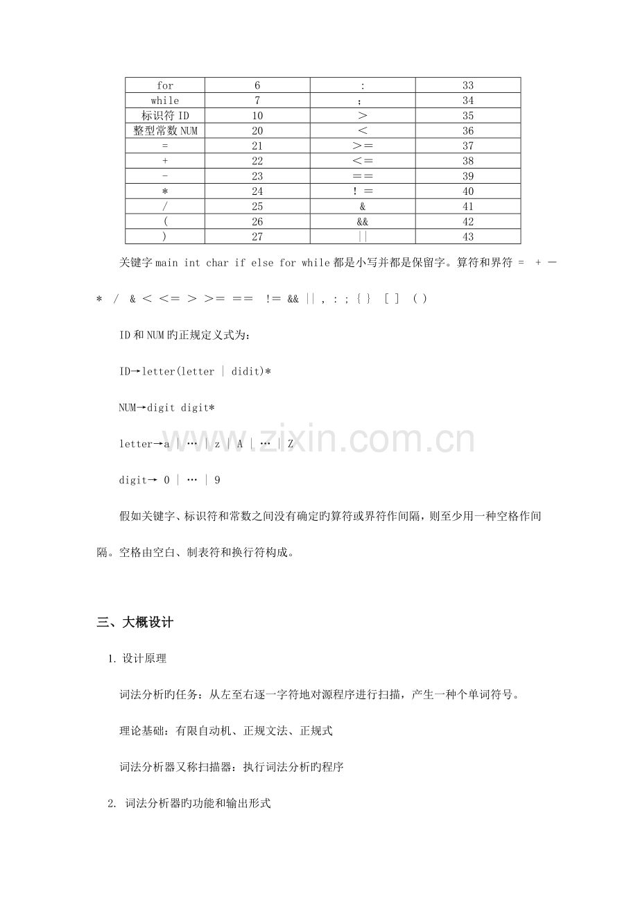 2023年词法分析器实验报告及源代码.doc_第2页