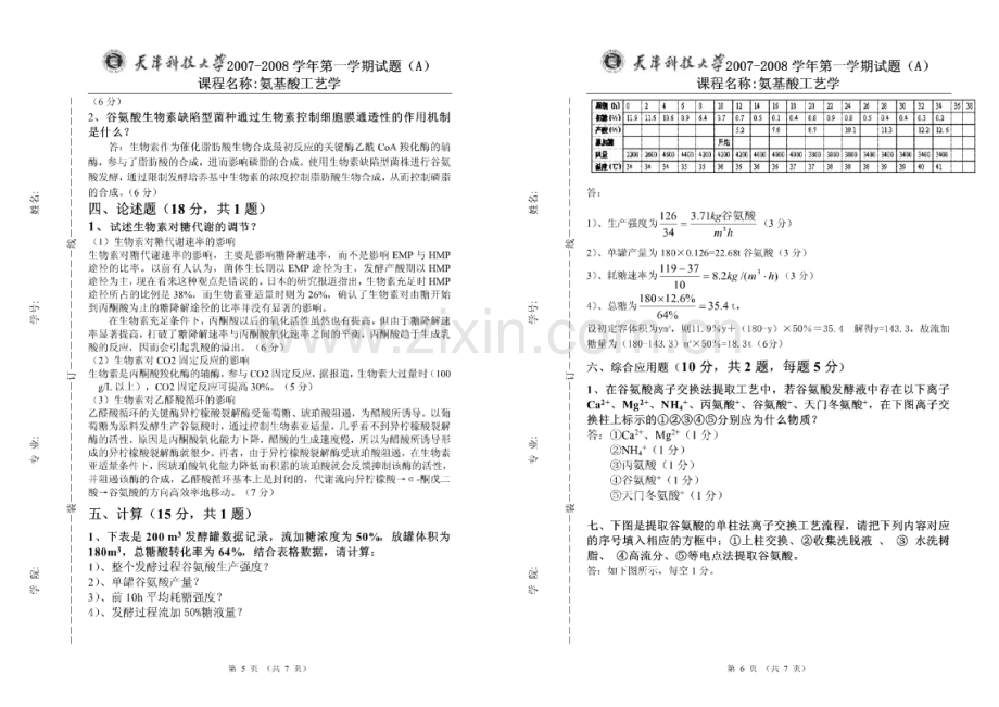 天津科技大学氨基酸工艺学历年试卷答案整合.doc_第3页