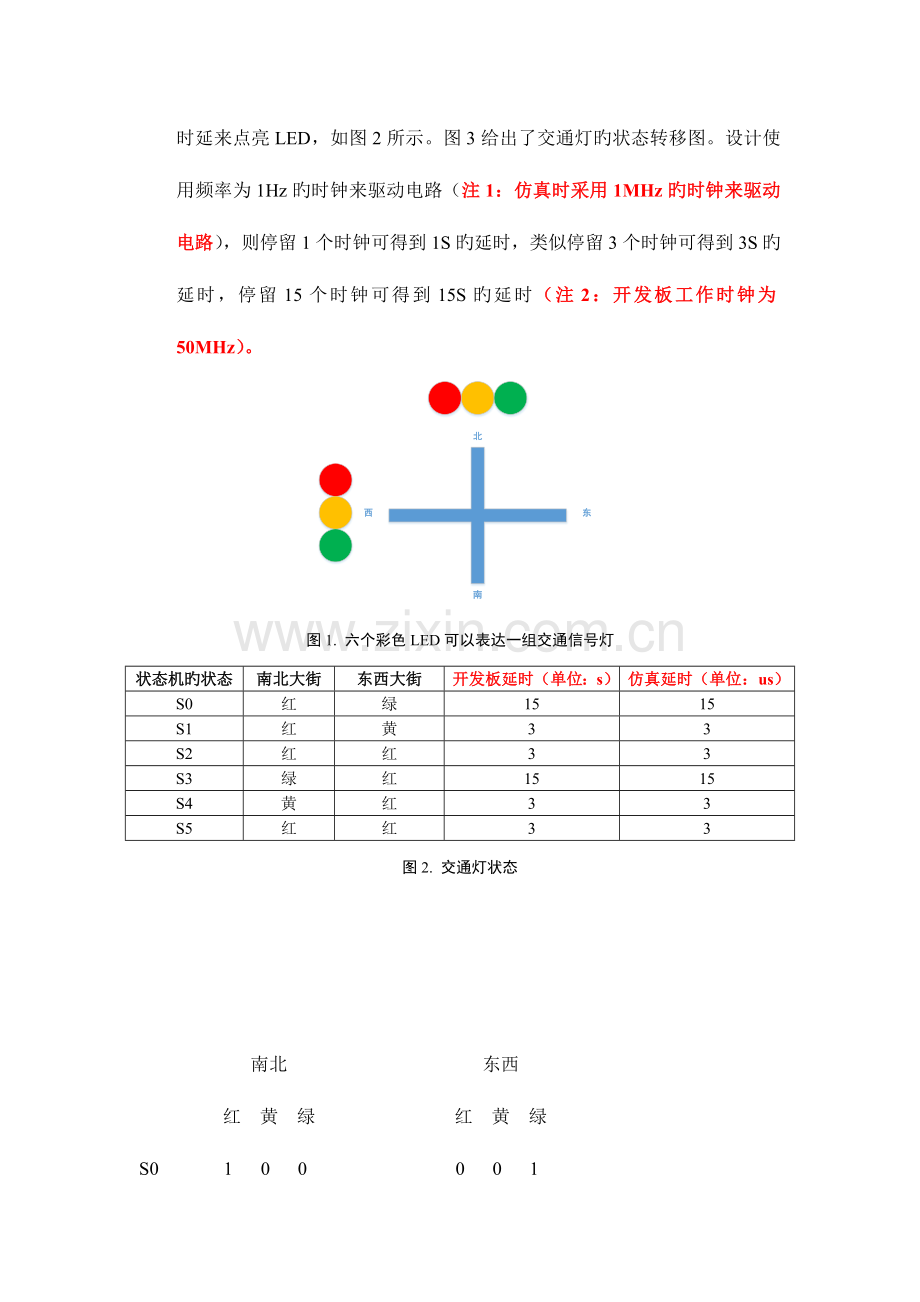 2023年通过Verilog实现交通灯设计实验报告.doc_第2页