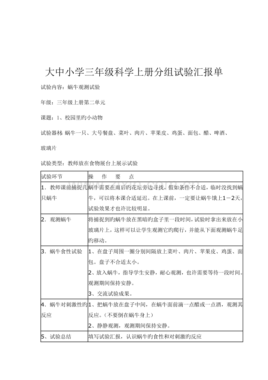 2023年三年级科学实验报告单讲解.doc_第2页