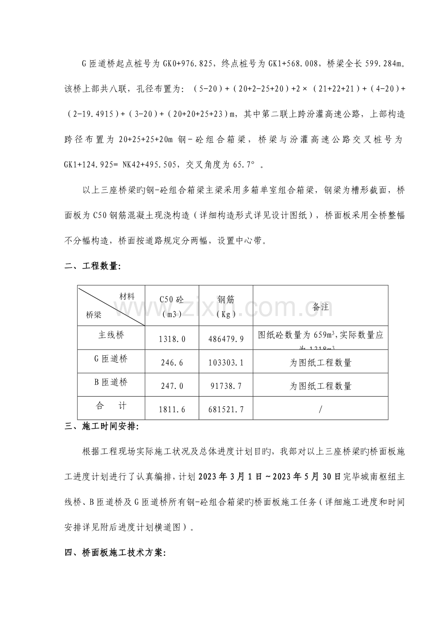 钢砼组合梁桥面板施工技术方案.doc_第2页