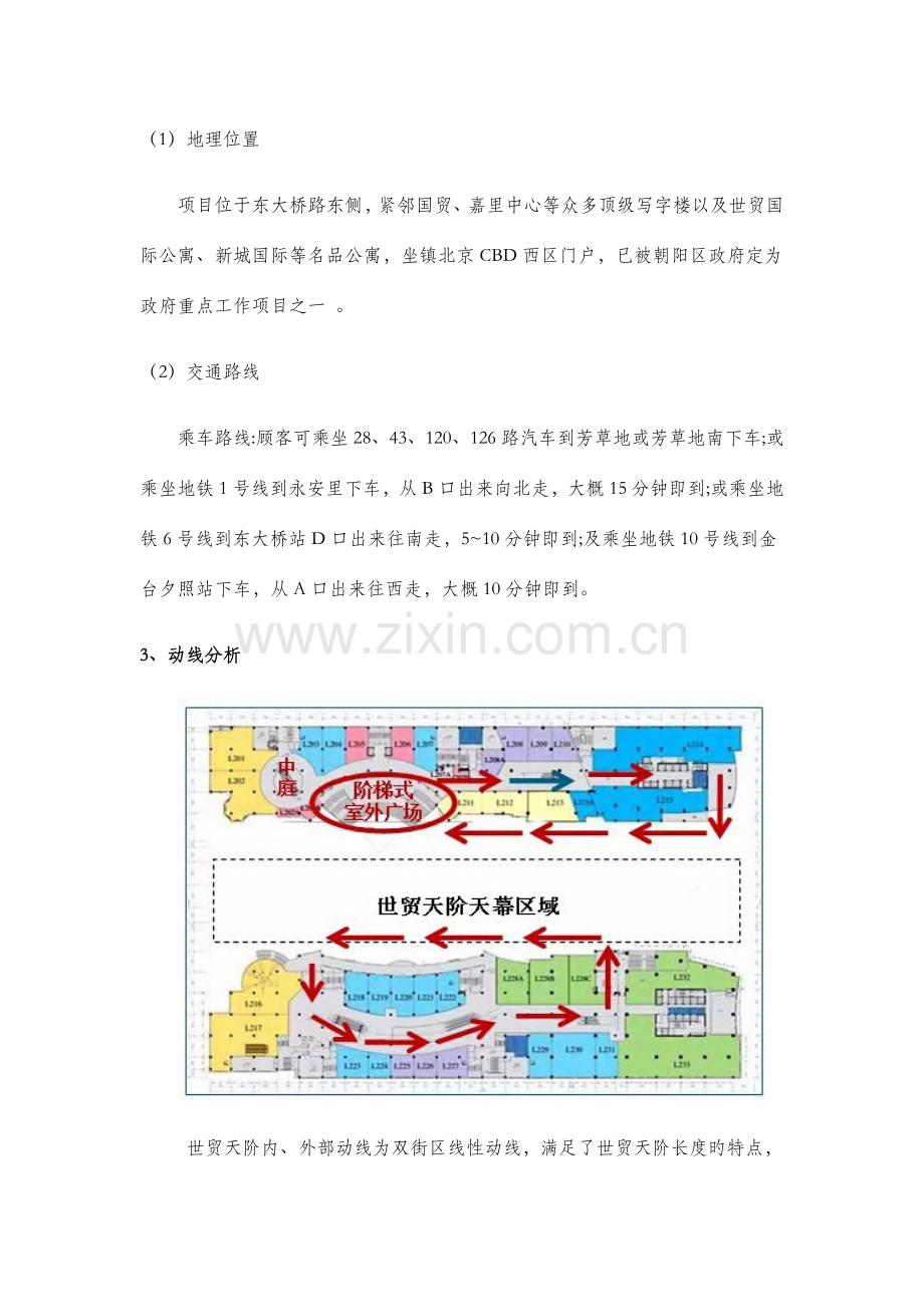 北京世贸天阶市场调研报告.docx_第3页