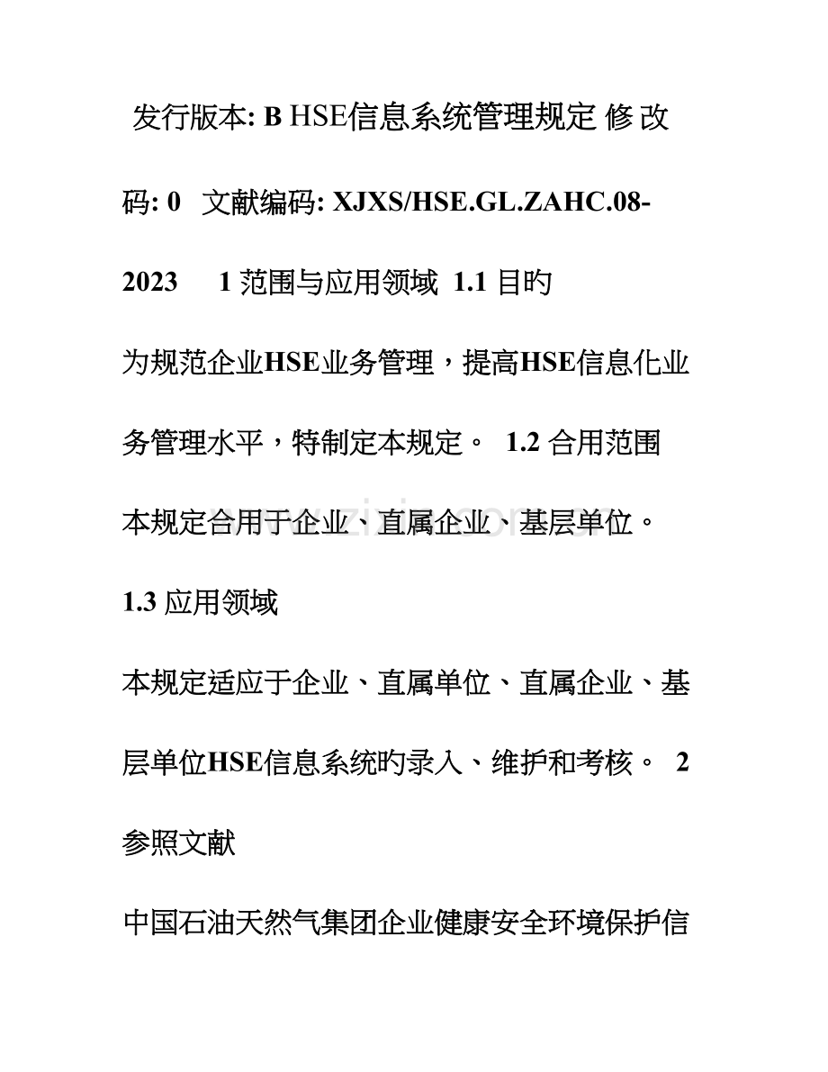 2023年HSE信息系统管理规定.doc_第1页