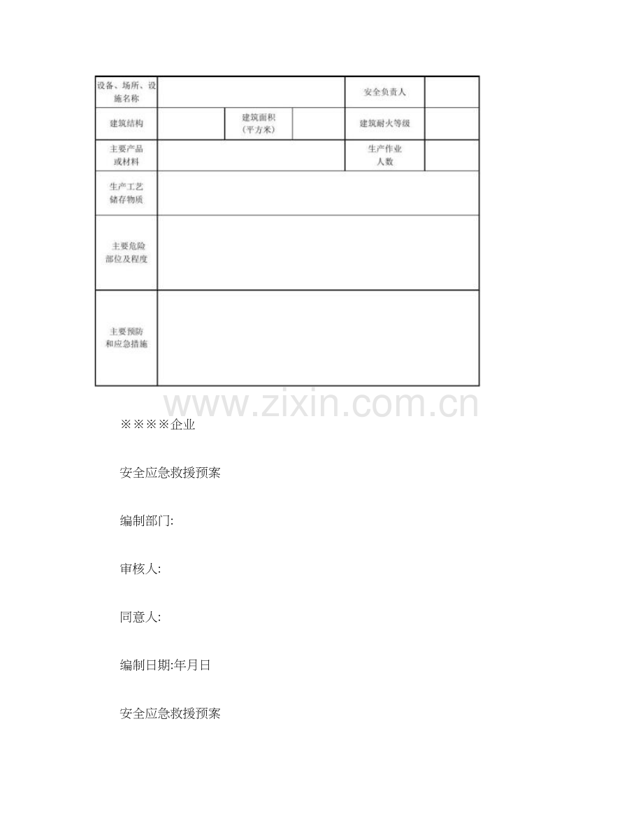 2023年安全生产管理台帐卷六危险源和事故应急预案管理.doc_第2页