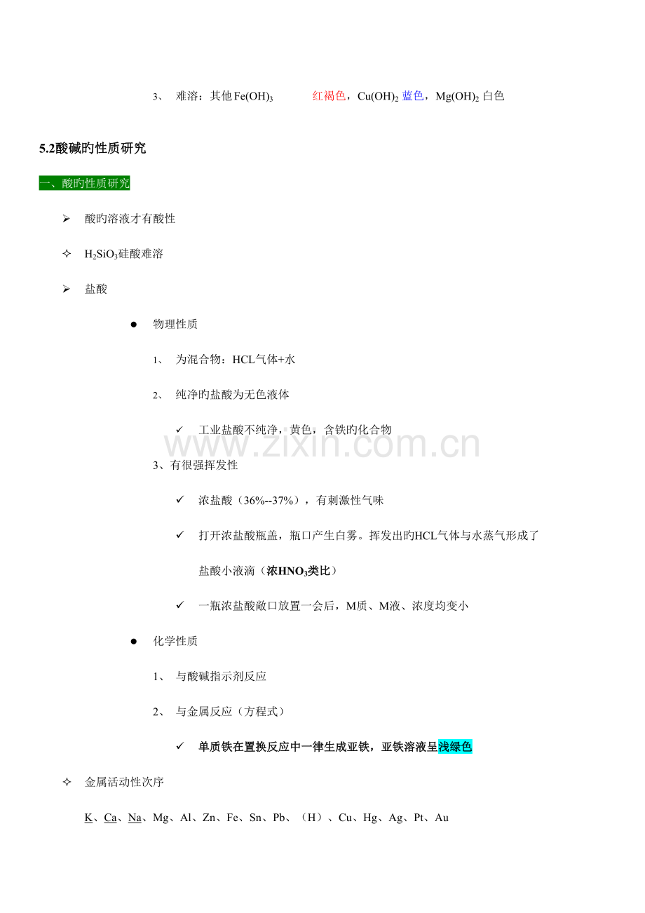 2023年上海初三化学二模知识点总结.doc_第2页