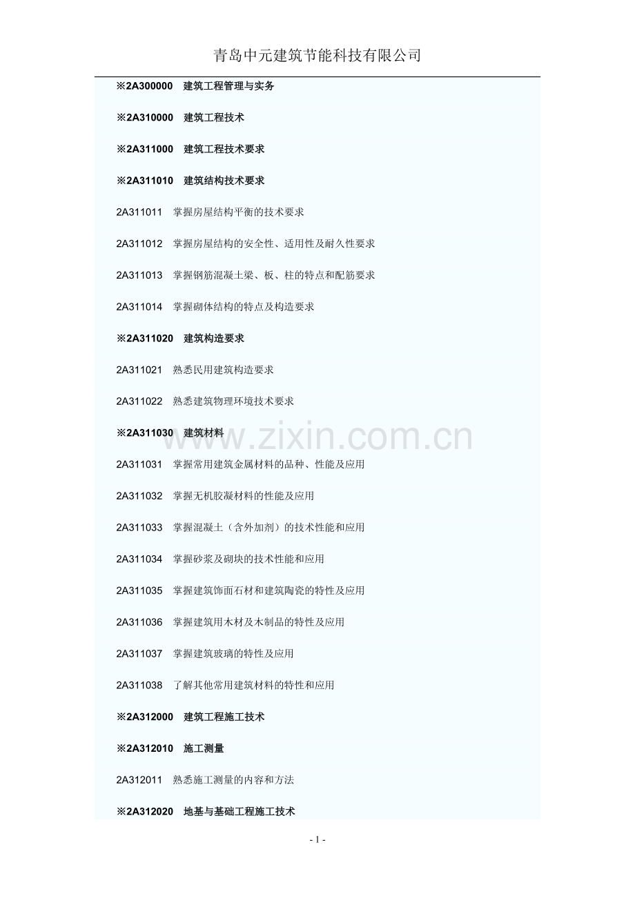 2012年二级建造师《建筑工程管理与实务》考试大纲.doc_第1页