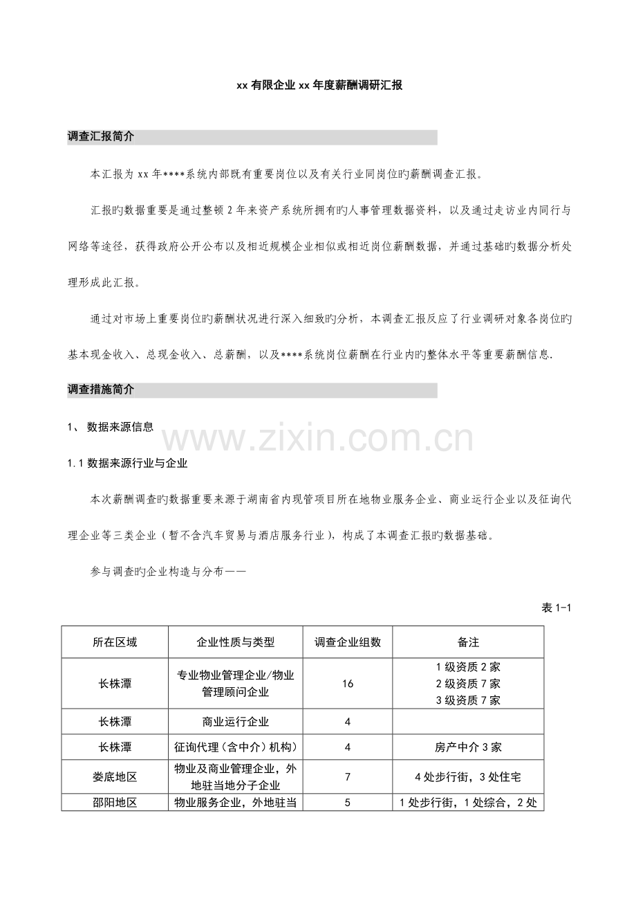 年度薪酬调查报告.doc_第1页