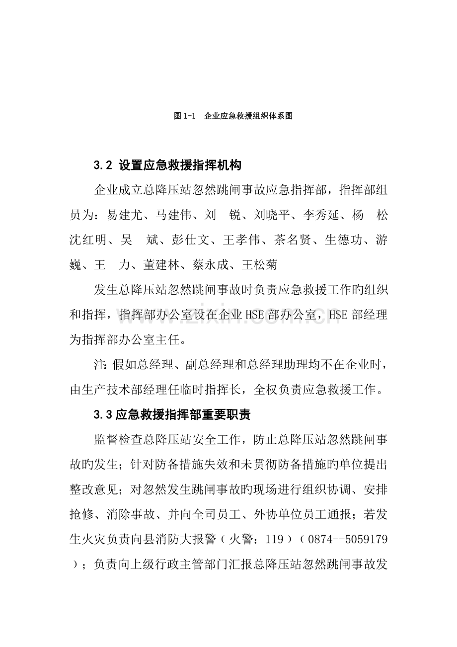 总降压站突然跳电事故处置预案.doc_第3页