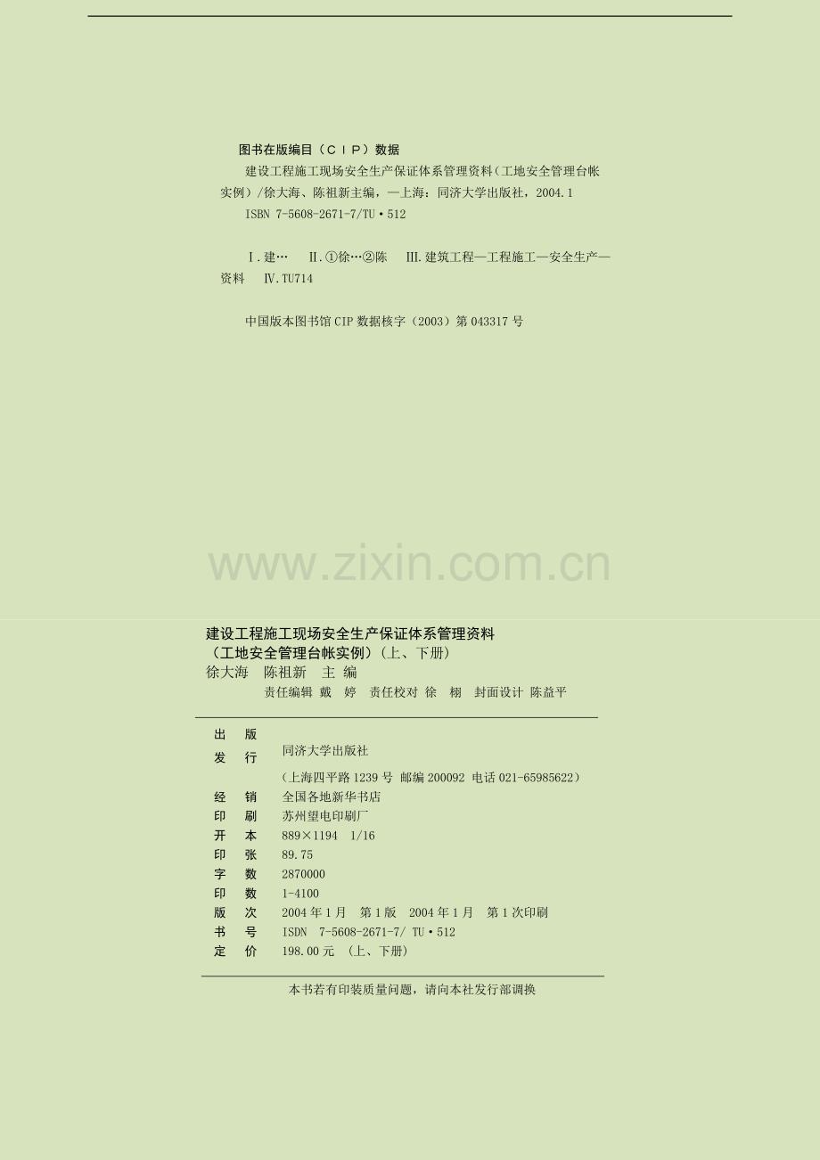 建设工程施工现场安全生产保证体系管理资料.doc_第2页