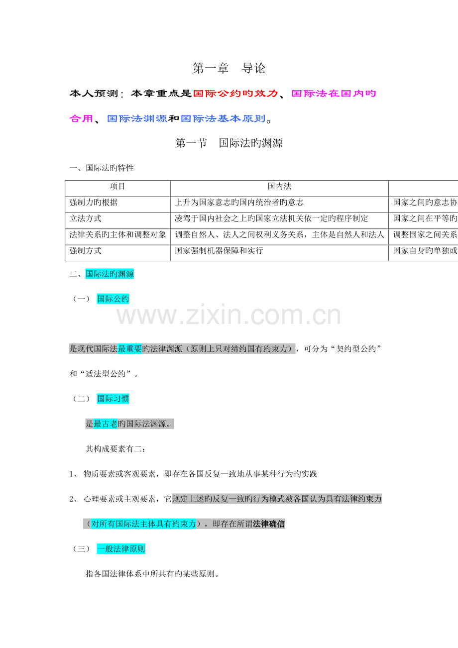 2023年新版国际法彩色笔记.doc_第2页