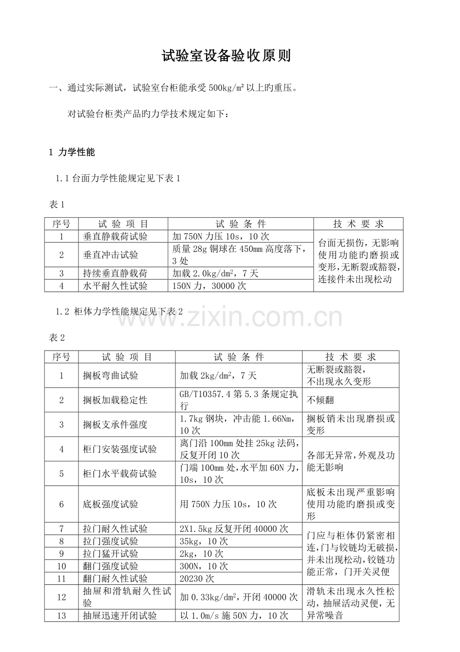 实验室设备验收标准精.doc_第1页