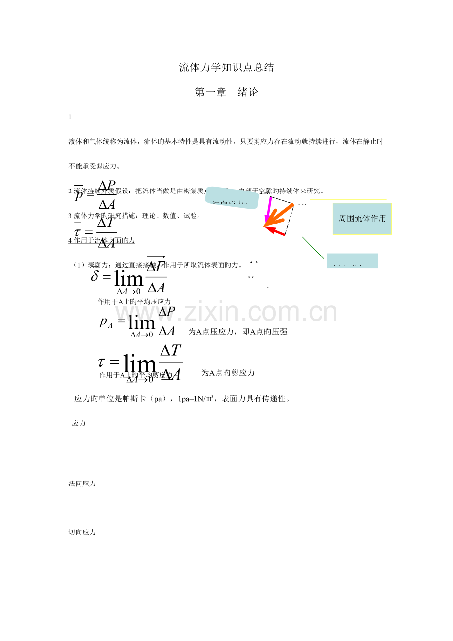 2023年流体力学知识点.doc_第1页