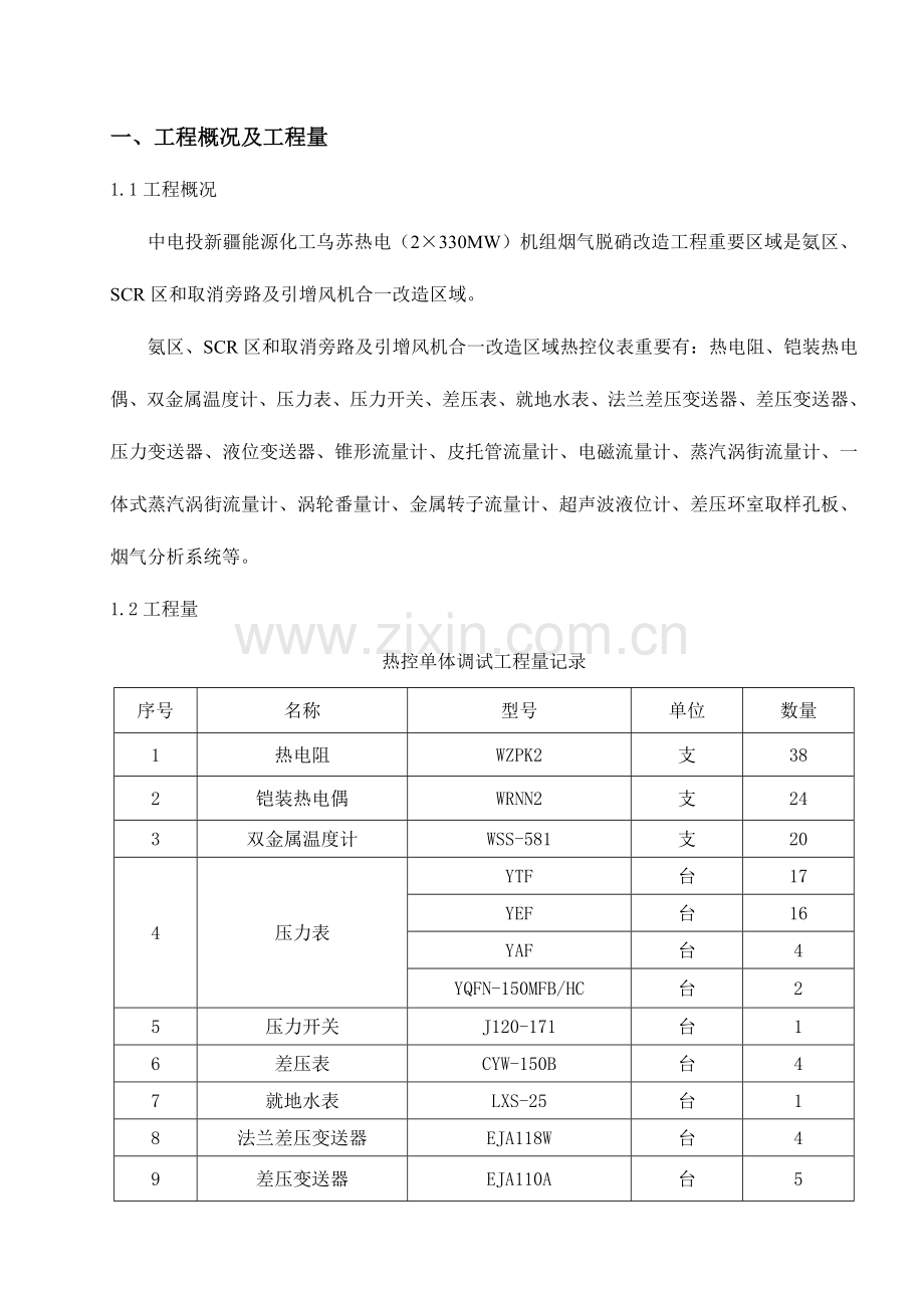 热控单体调试施工方案.doc_第1页