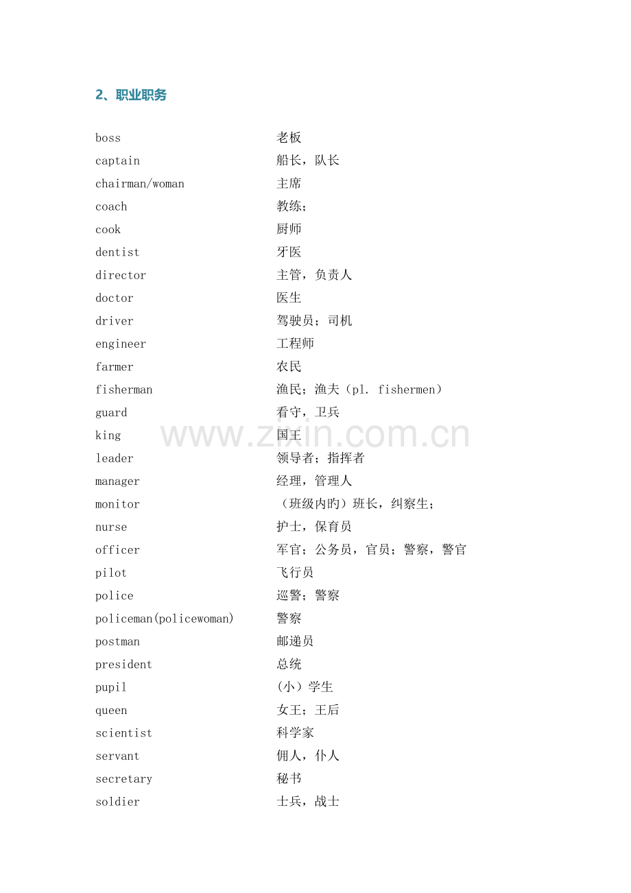 2023年小升初英语1600个词汇分类速记表.docx_第2页