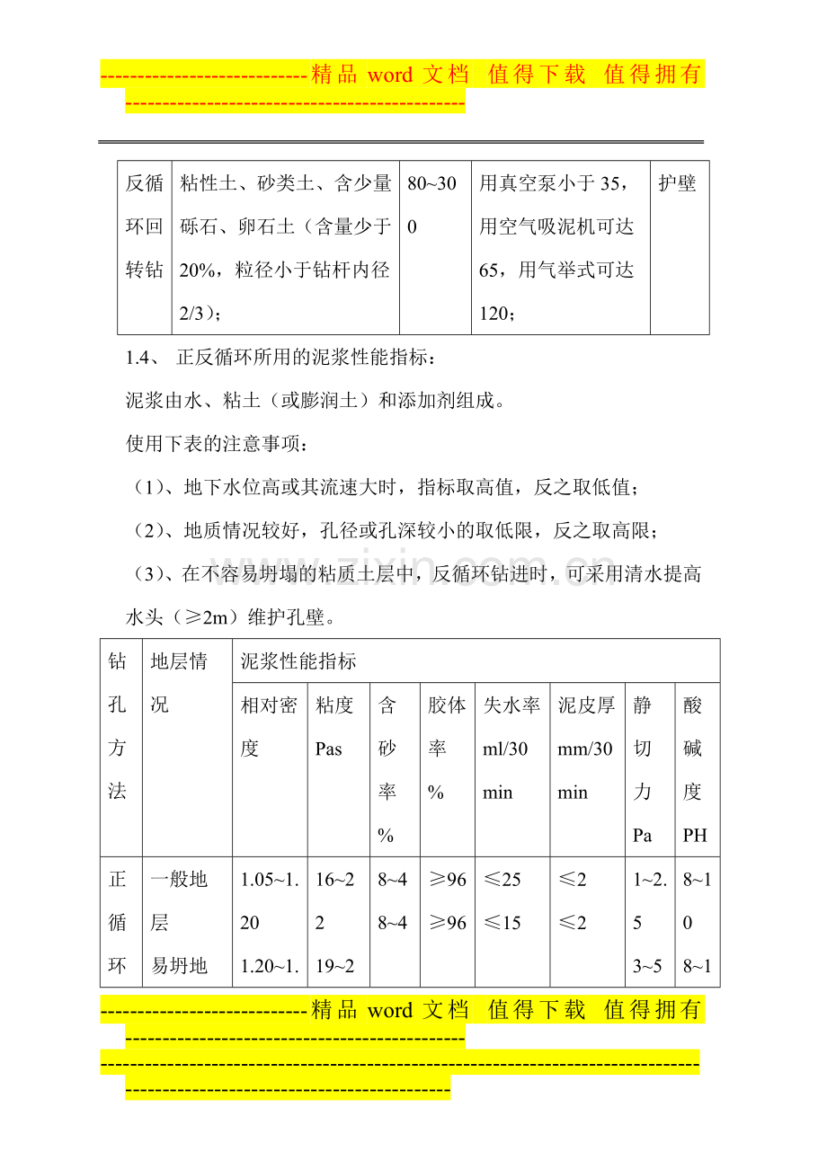 正、反循环钻机施工作业指导书.doc_第2页