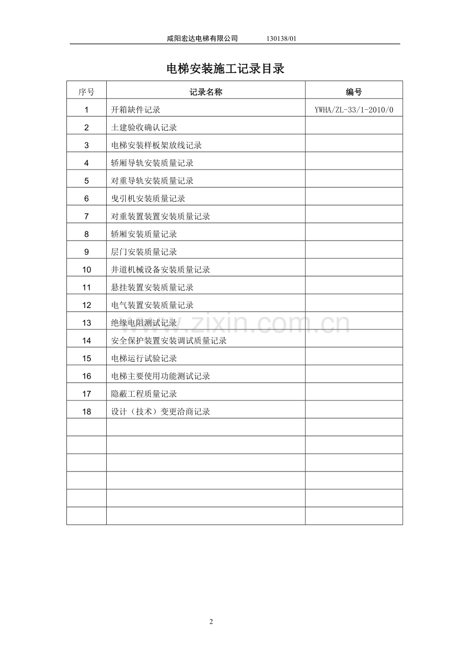 电梯安装施工记录.doc_第3页