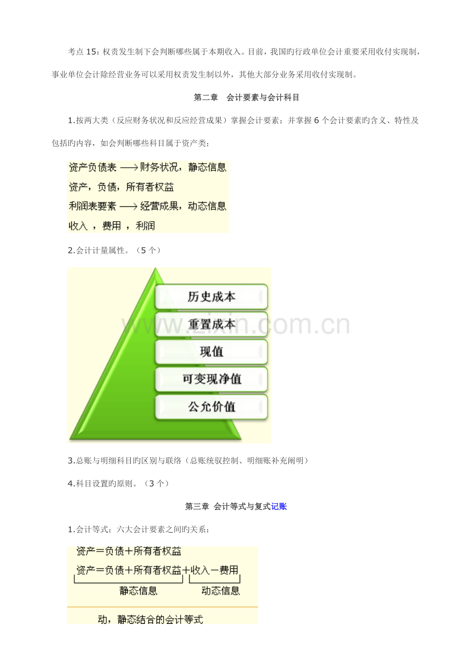 2023年会计从业资格考试会计基础知识点汇总.doc_第3页