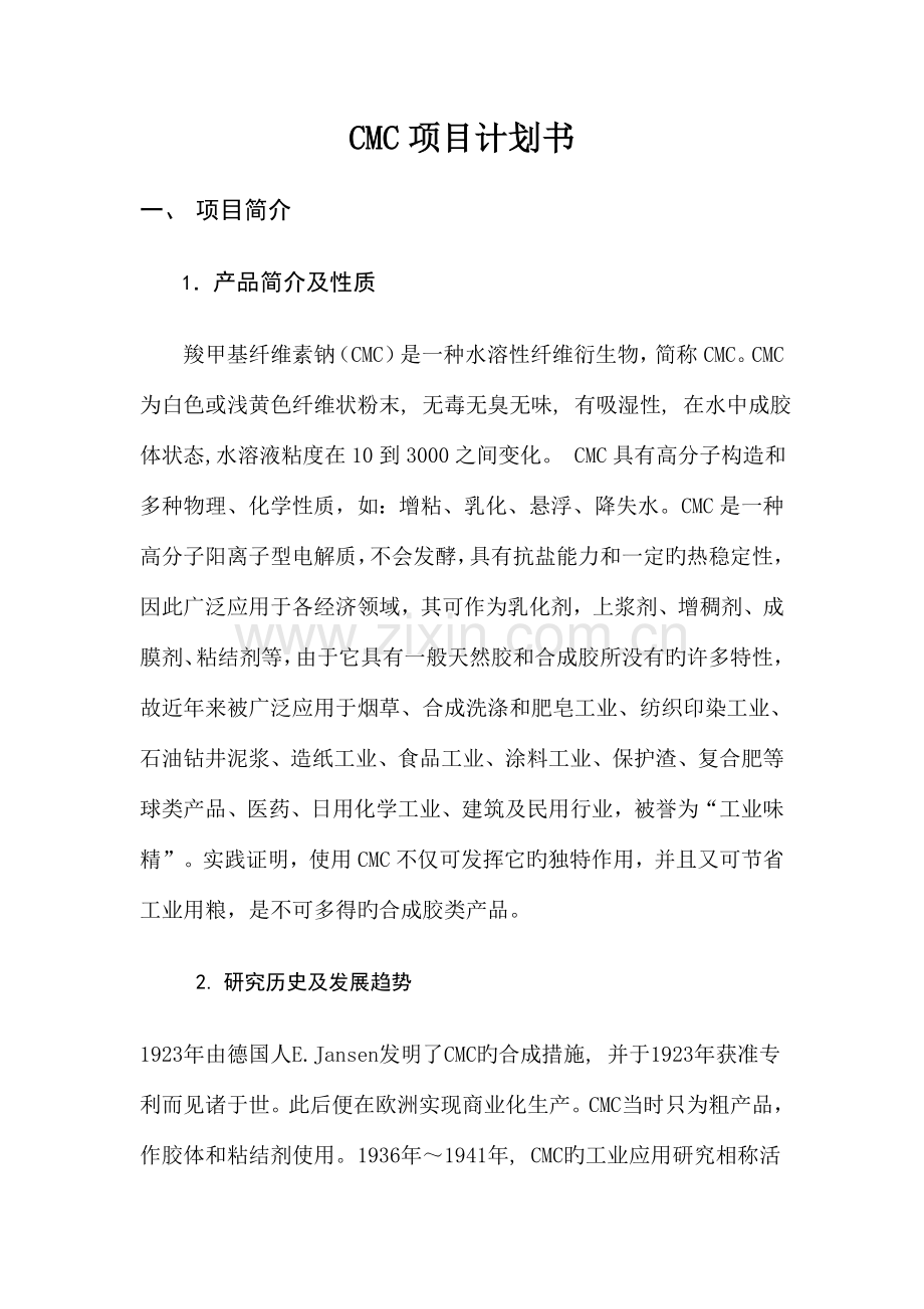 CMC项目计划书.doc_第1页