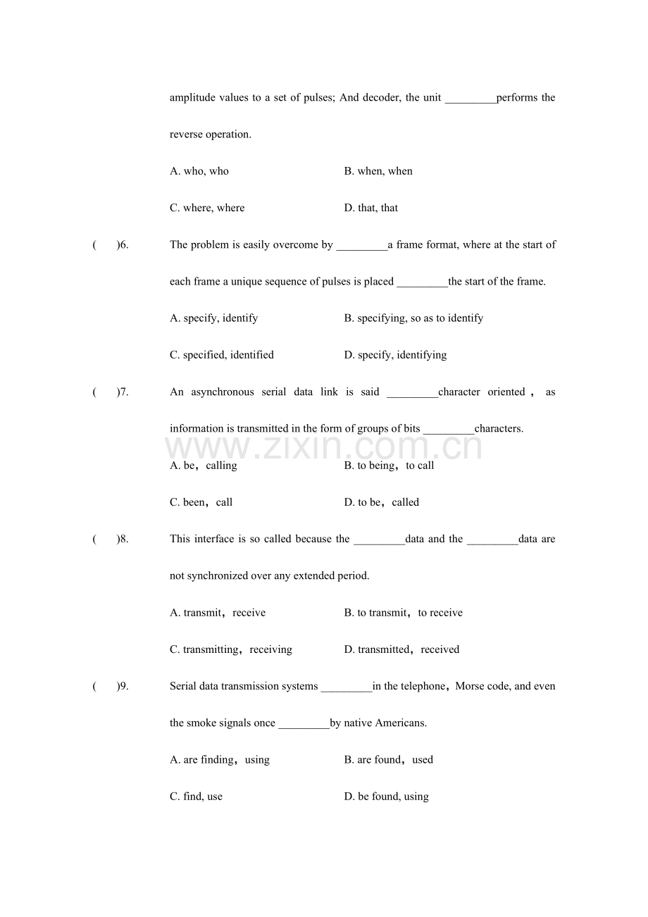 2023年高级通信工程师考试复习题.doc_第2页