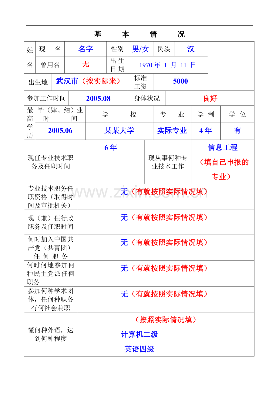 职称评审表填写样本-工程师评审表样本-中级职称评审表样本.doc_第2页