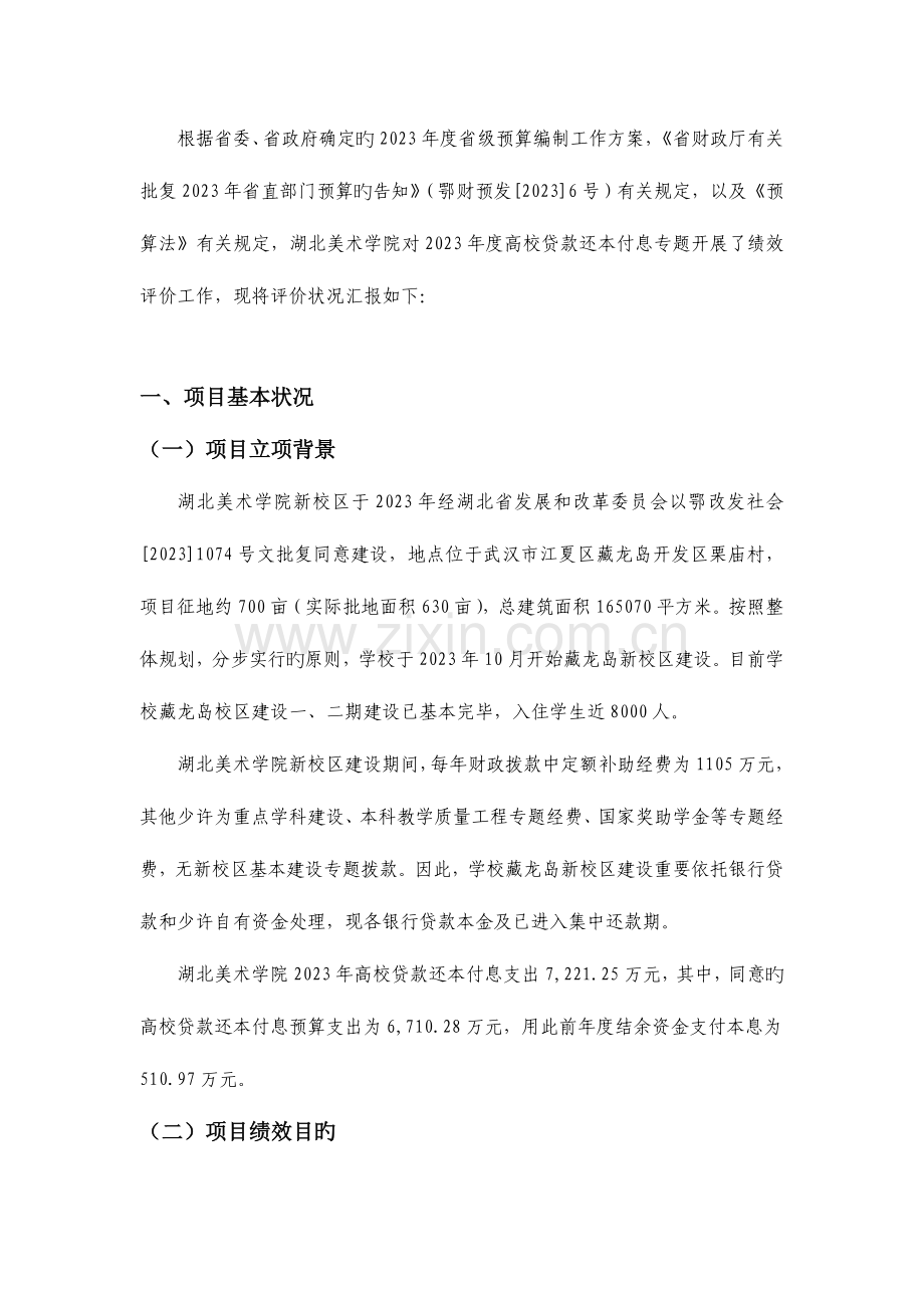 湖北级财政项目资金绩效评价报告.doc_第2页