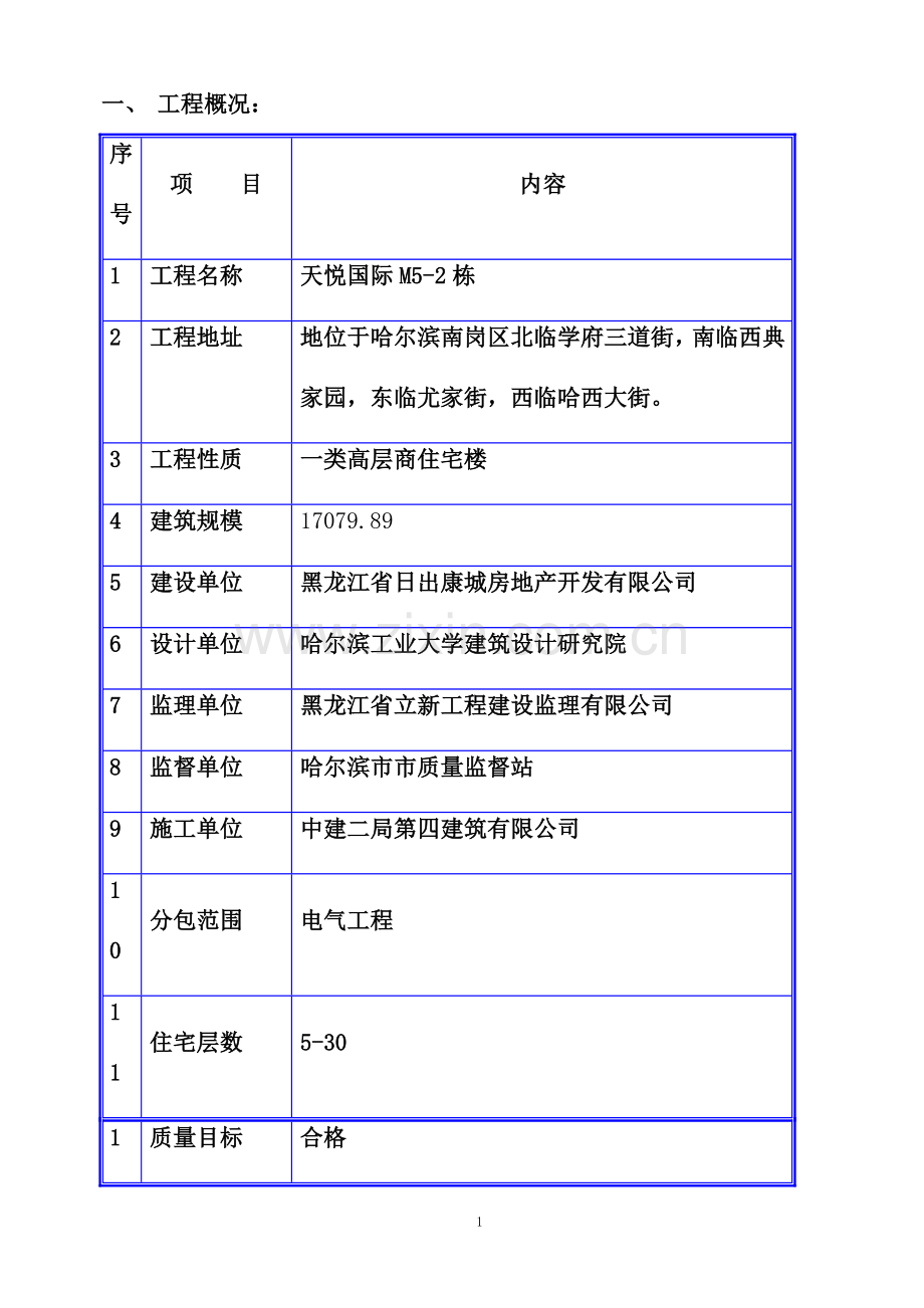 施工组织设计5-2#楼电气.doc_第1页