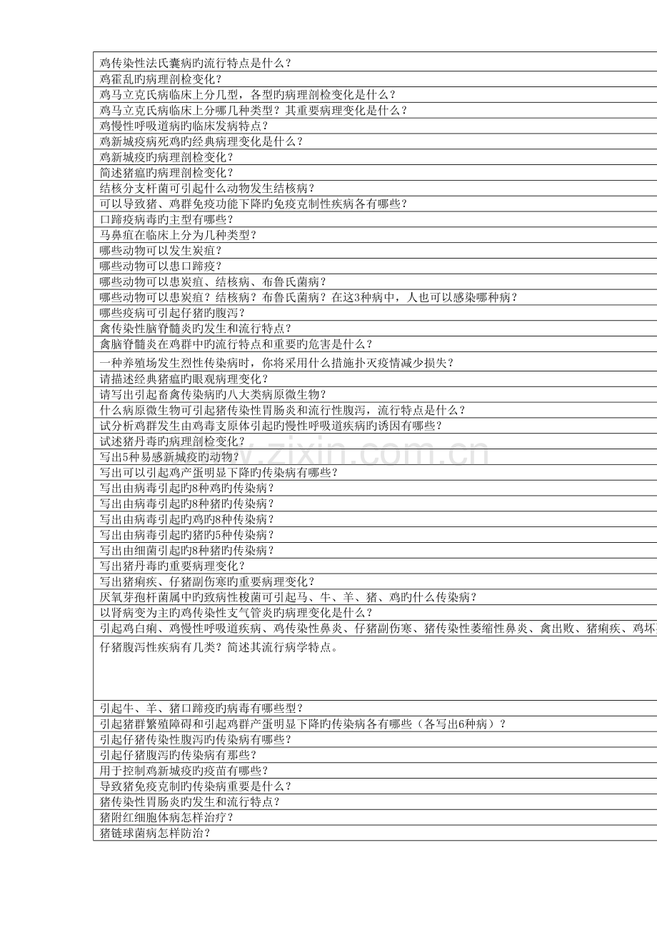 2023年兽医传染病学复习思考题完整版.doc_第2页