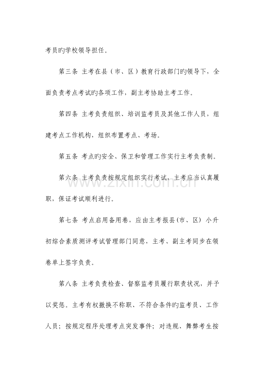 2023年小升初方案综合素质测评方案.doc_第3页