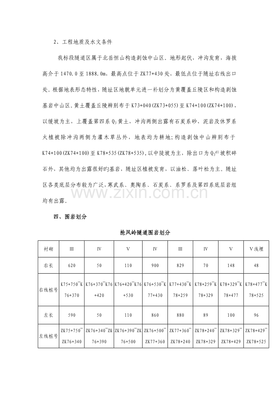 隧道施工重大地质灾害专项安全施工方案.doc_第2页