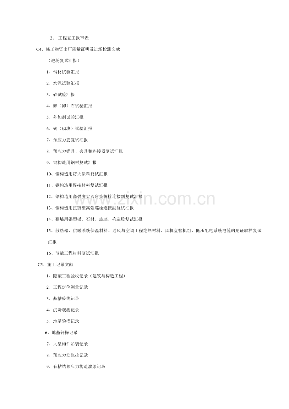 海口建筑工程竣工档案材料报送清单.doc_第3页