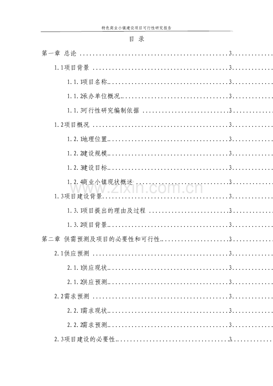 特色商业小镇建设项目可行性研究报告.pdf_第2页