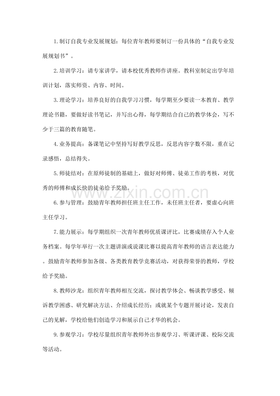 教师培训提高规划措施.doc_第2页