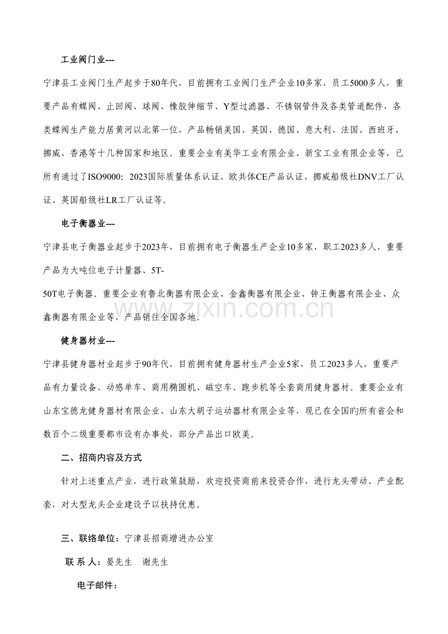 宁津县招商融资项目分析.doc_第3页