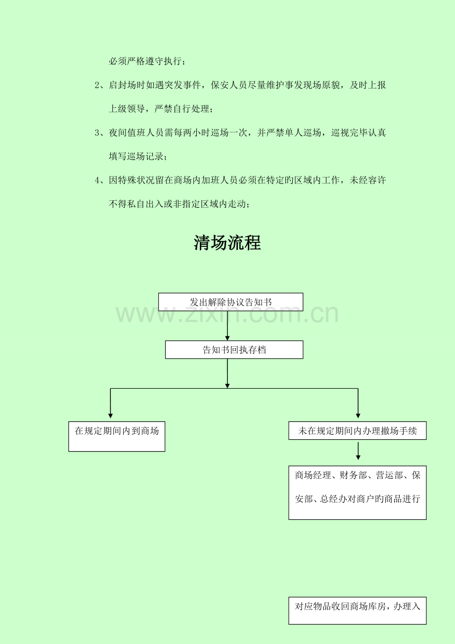 运营管理部商户退铺及启封场流程.doc_第3页