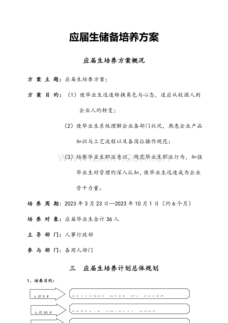 应届生储备培养方案.doc_第1页