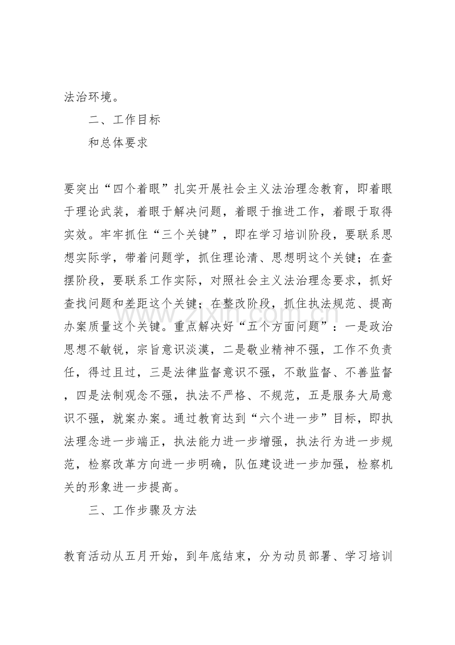 检察院社会主义法治理念教育活动方案.doc_第2页