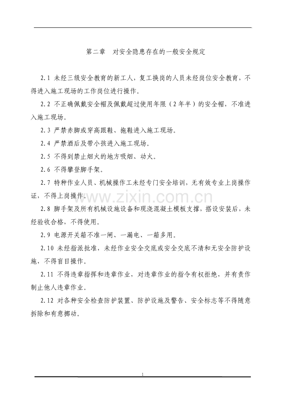 建筑工程安全隐患排查方案及施工现场安全隐患排查方案.pdf_第2页