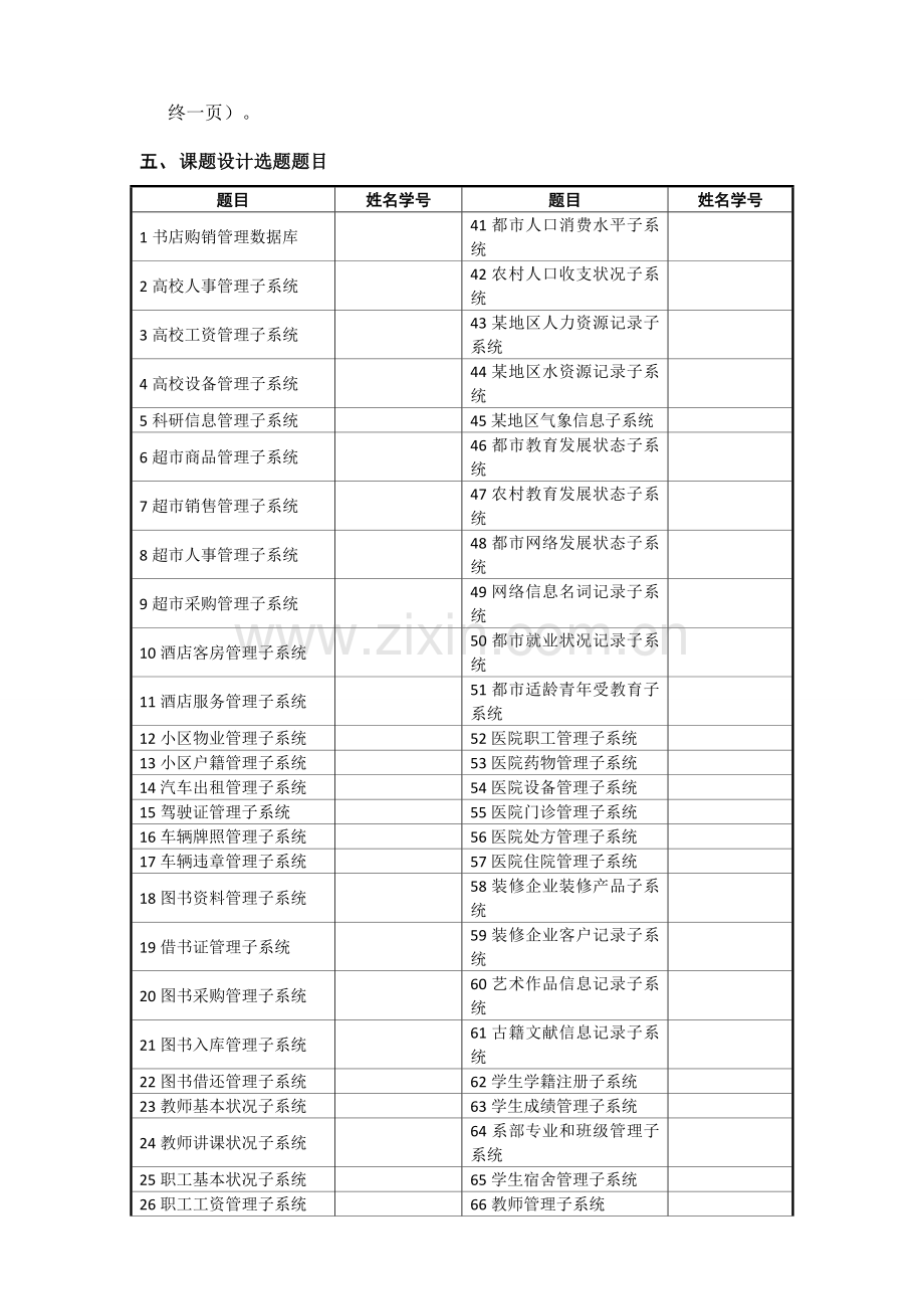 信息系统数据库技术课程设计要求.doc_第3页