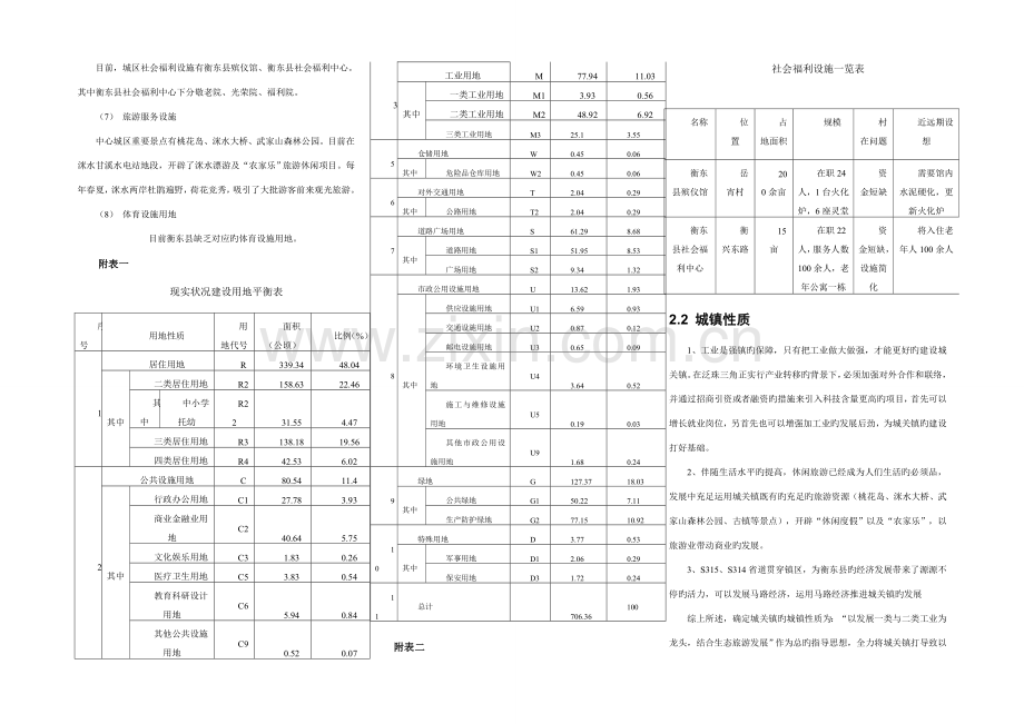 衡东县城关镇总体规划说明.doc_第3页