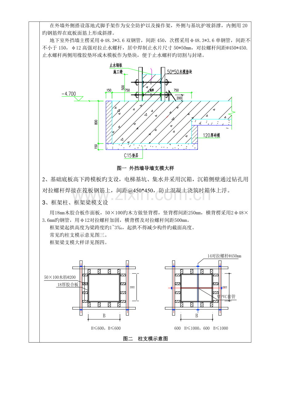 模板工程施工技术交底.doc_第2页