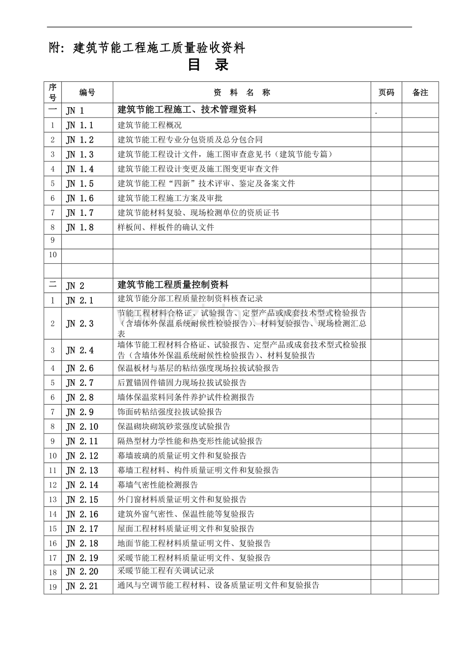 建筑节能工程质量验收资料用表[1].doc_第1页